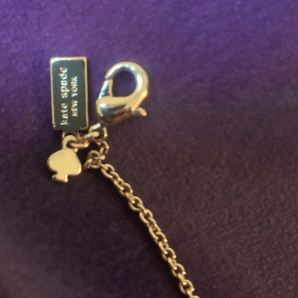 Classic Kate Spade Square Spades long Necklace - Picture 3 of 3